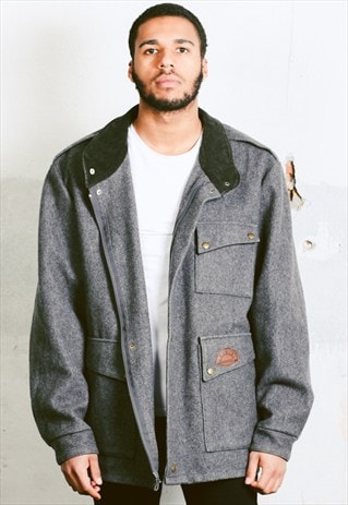 VINTAGE WOOL PARKA COAT