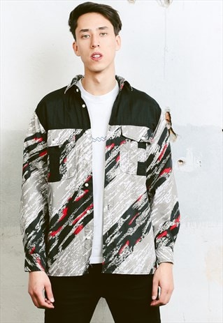 VINTAGE 90S PATTERNED SHIRT