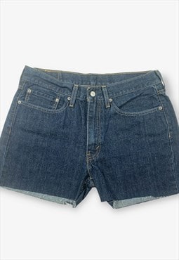 Vintage levi's 514 cut off denim shorts blue w34 - BV16194M