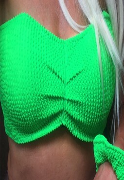 green bikini top