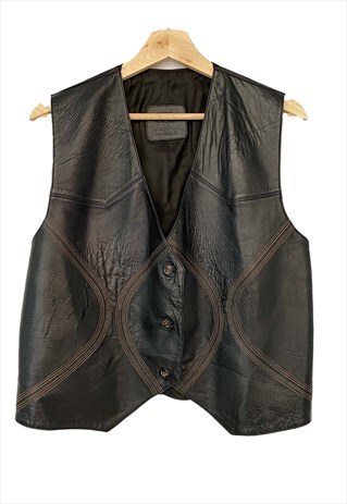 Loewe Vintage leather vest M