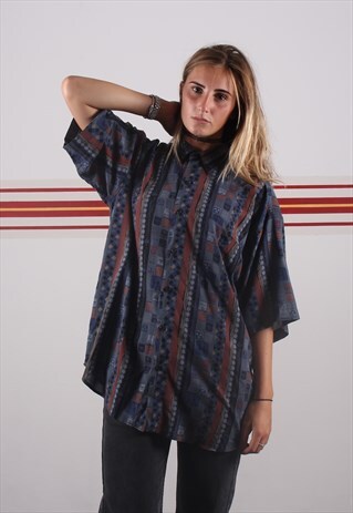 PATTERNED RETRO SHIRT