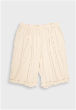 Cream shorts