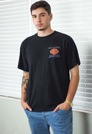 VINTAGE HARLEY DAVIDSON T-SHIRT LOGO 90S XL 8