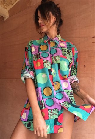 OVERSIZED RETRO 90S 80S VINTAGE UNISEX FESTIVAL SHIRT