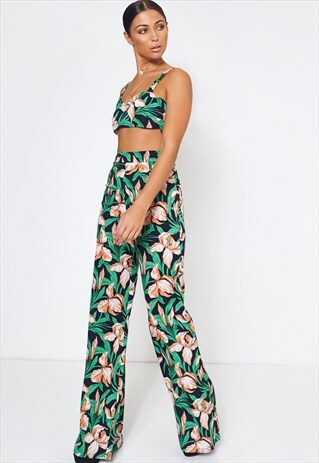 ELISA GREEN FLORAL CO-ORD
