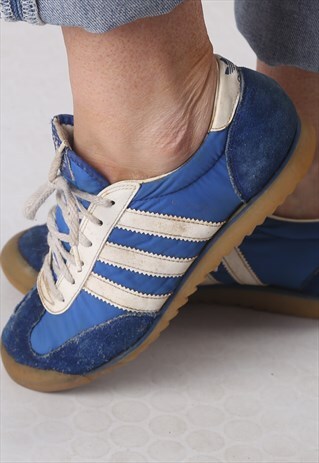 ADIDAS HURRICANE 70'S TRAINERS UK 4 RARE (DXAG) 1970'S