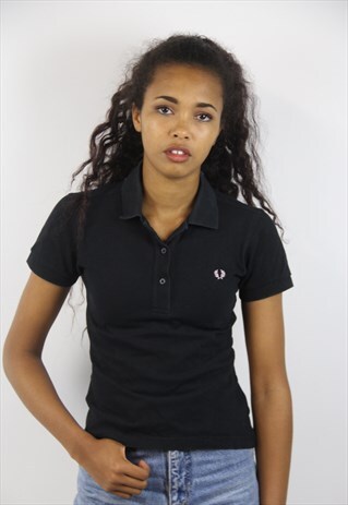 VINTAGE FRED PERRY NAVY POLO SHIRT