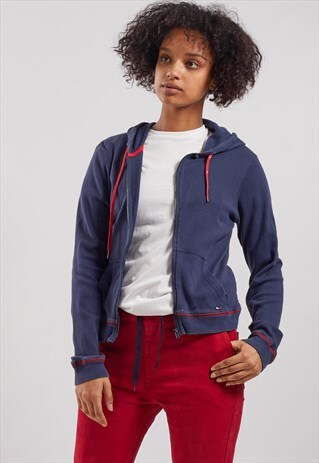 VINTAGE TOMMY HILFIGER ZIP-UP HOODIE