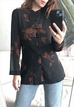 Japanese Boho Blossom Alternative Jacket - M