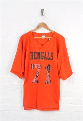 VINTAGE NFL CINCINNATI BENGALS AMERICAN FOOTBALL JERSEY L