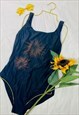 Vintage 90's Y2K Firework Print Low Back Swimsuit