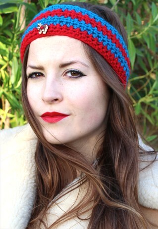 VINTAGE 90S KNIT SKI HEADBAND - ONE SIZE FITS ALL