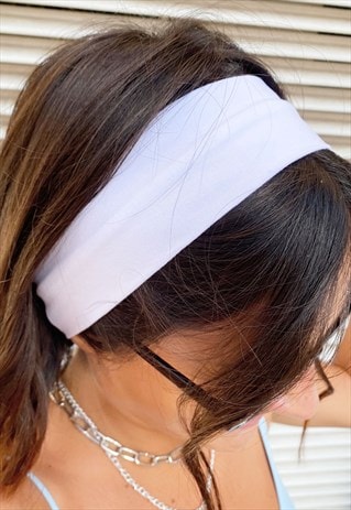 COTTON HEADBAND - BLACK