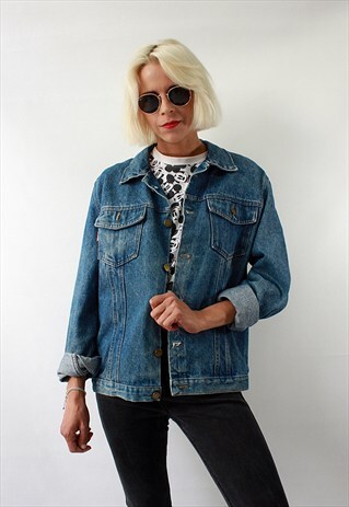 VINTAGE 90' BLUE DENIM JACKET