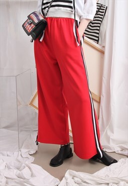 korean striped pants