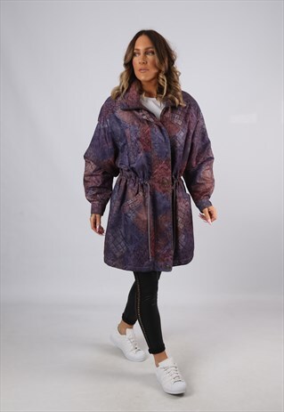 SKI JACKET SNOW SPORTS OVERSIZED PATTERNED UK 12 (BJBJ)