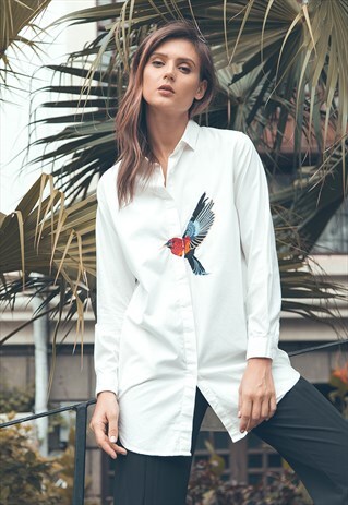EMBROIDERY SIMPLE SHIRT