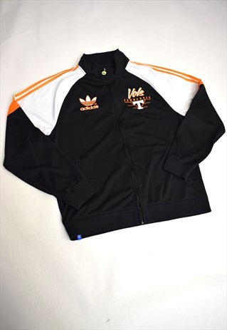adidas black orange jacket