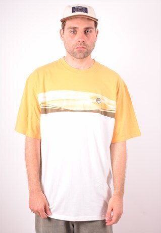 NIKE MENS VINTAGE T-SHIRT TOP LARGE MULTI 90S