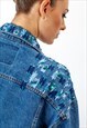 BLEU DENIM JACKET UPCYCLED