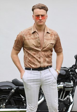 ALAN STUART STUNNING GUAYABERA VINTAGE SHIRT