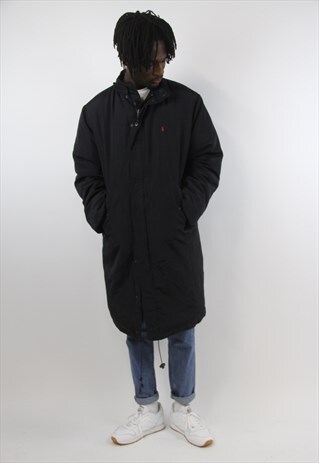 VINTAGE POLO RALPH LAUREN LONG PUFFER JACKET