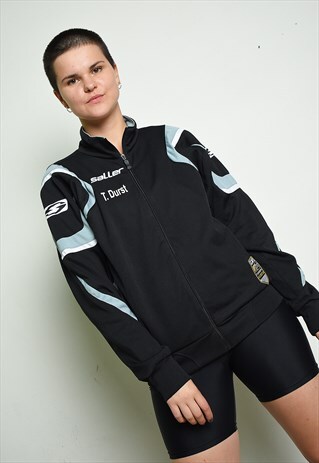90'S RETRO TRACKSUIT SPORTS LOGO MONOGRAM PRINT JACKET