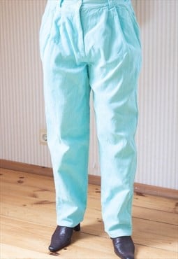Light blue vintage corduroy trousers