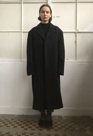 VINTAGE 80' BEAUTIFUL AMAZING UNISEX PURE NEW WOOL COAT