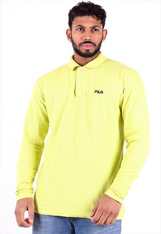 FILA LONG SLEEVE POLO SHIRT T659