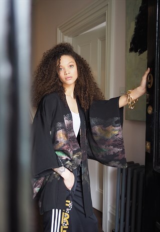 BEAUTIFUL LUREX, VINTAGE, KIMONO