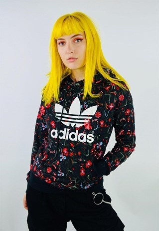 adidas floral hoodie