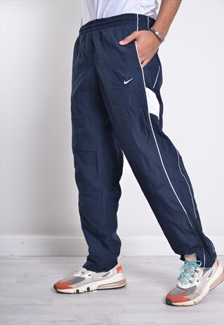 VINTAGE NIKE SHELL BOTTOMS BLUE