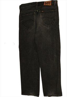 Lee 90's Straight Leg Baggy Trousers / Pants 32 Black