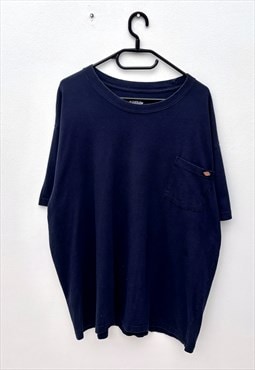 Dickies navy blue pocket logo T-shirt XXL