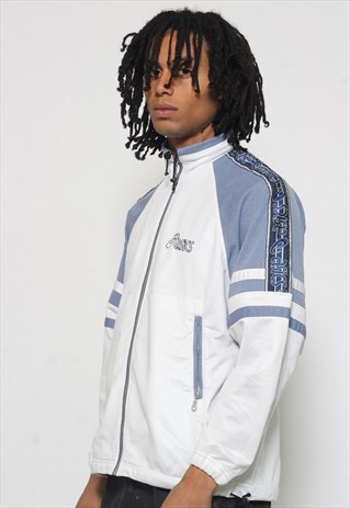 VINTAGE ASICS TAPE LOGO TRACK JACKET