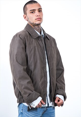 VINTAGE 90S TOMMY HILFIGER HARRINGTON JACKET / S2985