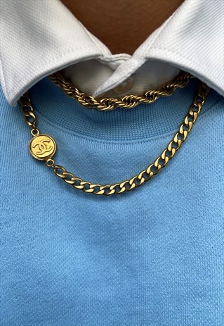 Upclyced Authentic Chanel Pendant - Reworked Necklace | Boutique
