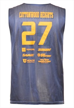 Beyond Retro Vintage Adidas Jazz 27 Reversible Vest - M