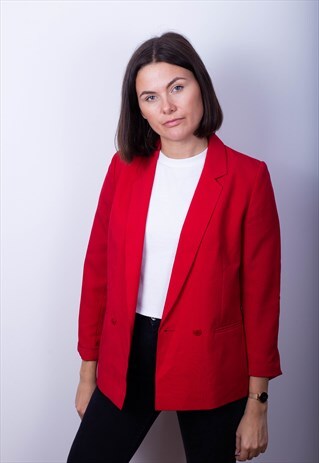 RED VINTAGE BLAZER