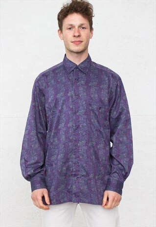 VINTAGE PURPLE LONG SLEEVE SHIRT
