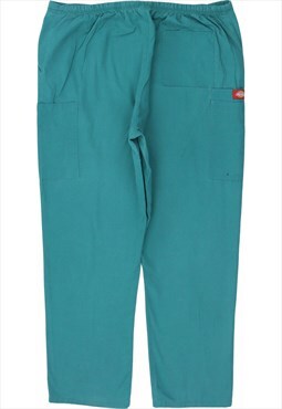 Dickies 90's Workwear Baggy Cargo Trousers Medium Green
