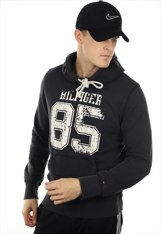 VINTAGE TOMMY HILFIGER HOODIE BLACK