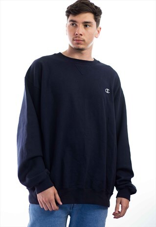 VINTAGE CHAMPION LOGO SWEATSHIRT JUMPER 90S XL 20.2