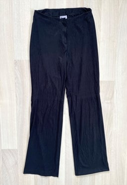 90's/Y2K Black Flared Trousers