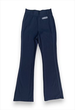 Adidas navy ribbed stretch jogging pants