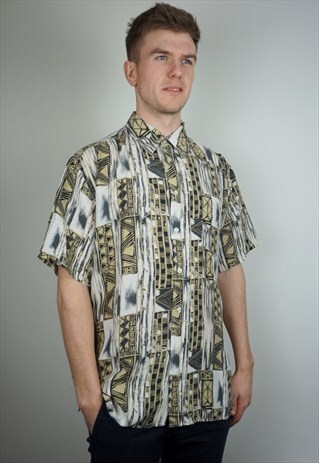 PURE SILK PATTERNED SHIRT