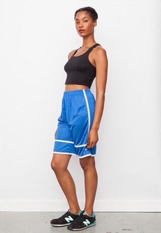 VINTAGE 90'S BLUE REEBOK BASKETBALL SHORTS