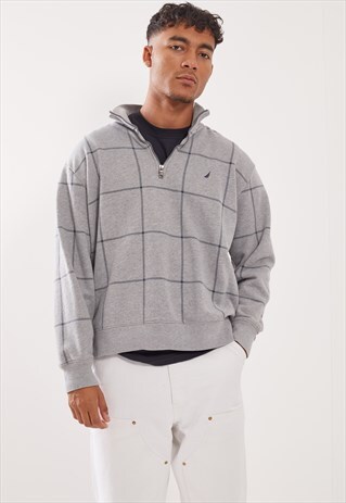 VINTAGE NAUTICA 1/4 ZIP SWEATSHIRT